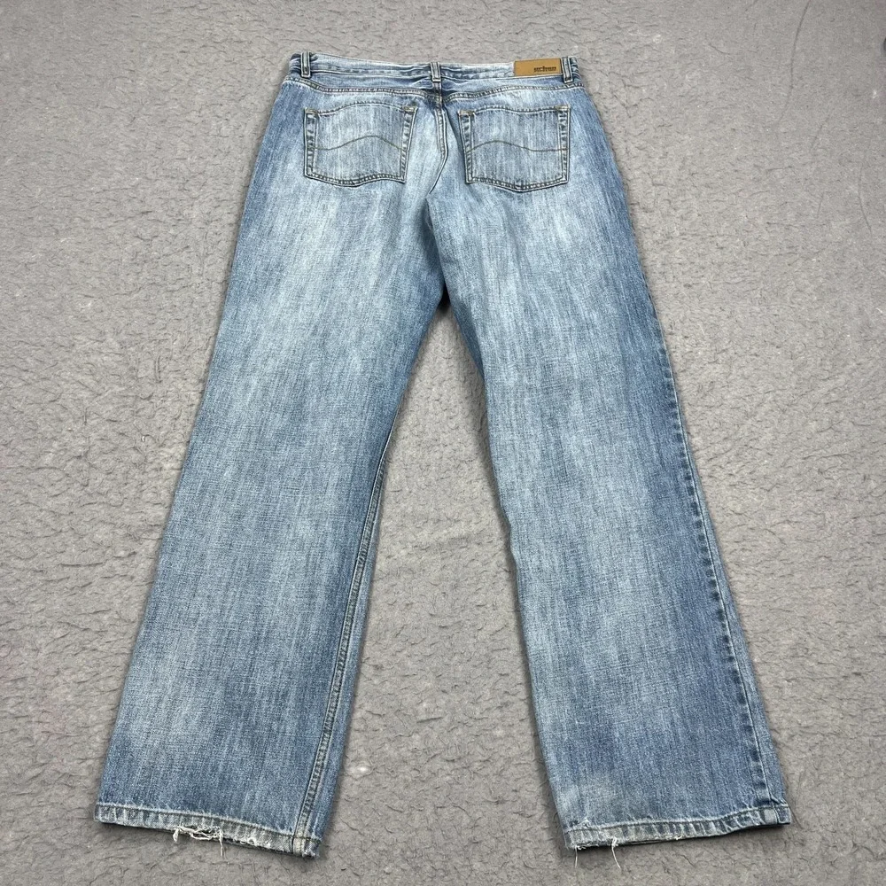 Urban Pipeline Jeans Mens 33x34 Blue Relaxed Straight Loose Light Wash Denim Y2K